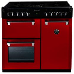 Stoves Richmond 900DFT  90cm Dual Fuel Range Cooker in Hot Jalapeno